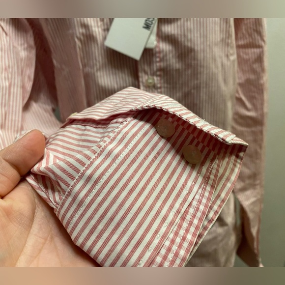 lOVE Moschino pink button down shirt - Picture 8 of 11